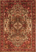 Persian Orange Traditional Rug, tr1123org