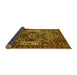 Sideview of Persian Yellow Traditional Rug, tr1123yw