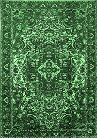 Persian Emerald Green Traditional Rug, tr1123emgrn