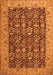 Persian Orange Traditional Rug, tr1124org