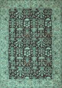 Persian Light Blue Traditional Rug, tr1124lblu