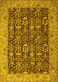 Persian Yellow Traditional Rug, tr1124yw