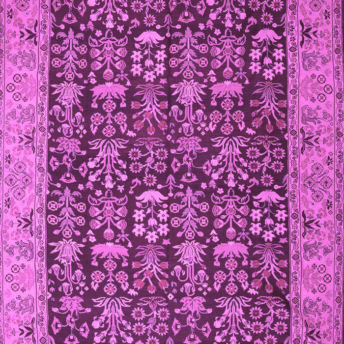 Machine Washable Persian Purple Traditional Area Rugs, wshtr1124pur