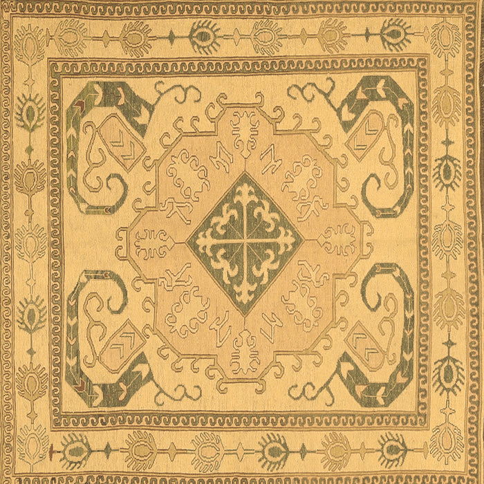 Square Machine Washable Persian Brown Traditional Rug, wshtr1125brn