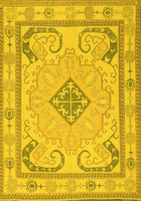 Persian Yellow Traditional Rug, tr1125yw