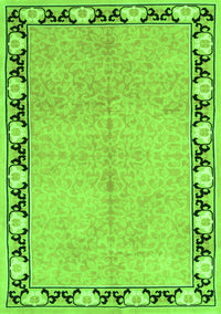 Persian Green Traditional Rug, tr1126grn