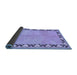 Sideview of Persian Blue Traditional Rug, tr1126blu