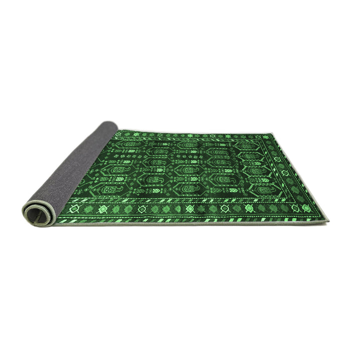 Sideview of Persian Emerald Green Traditional Rug, tr1127emgrn