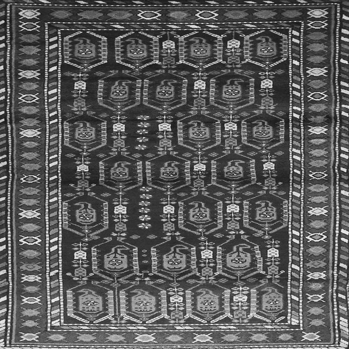 Serging Thickness of Persian Gray Traditional Rug, tr1127gry