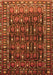 Persian Orange Traditional Rug, tr1127org
