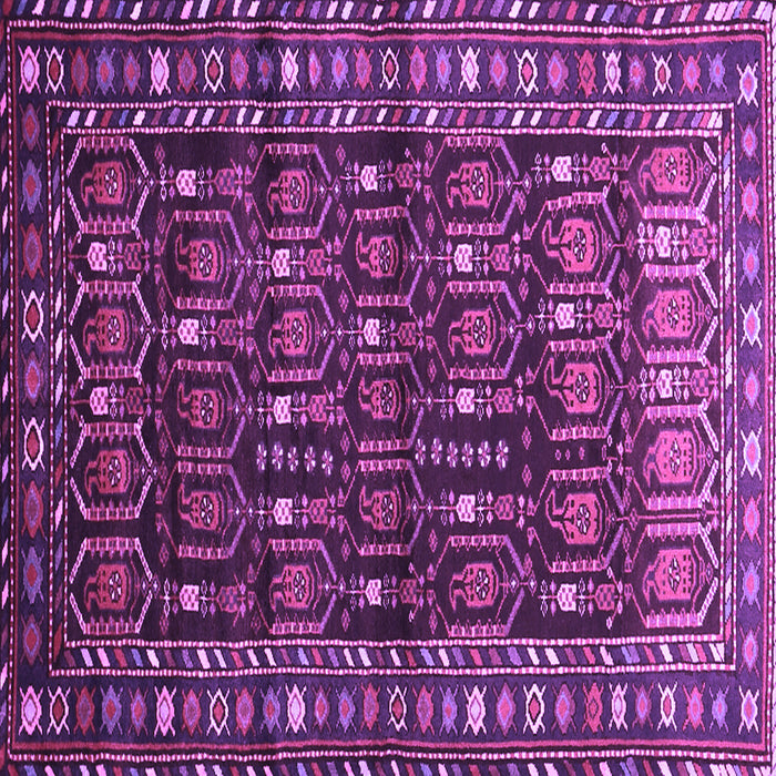 Square Persian Purple Traditional Rug, tr1127pur