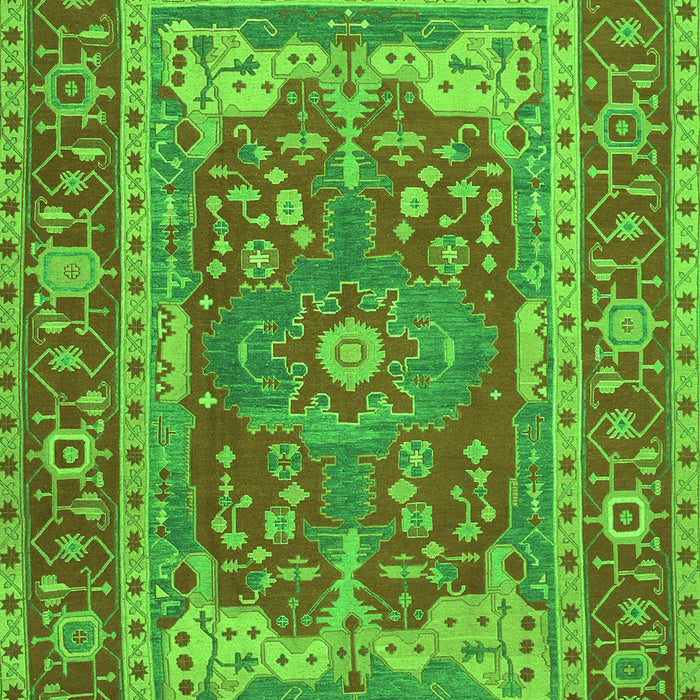 Persian Green Traditional Rug, tr1128grn