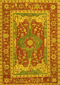 Persian Yellow Traditional Rug, tr1128yw