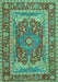 Persian Turquoise Traditional Rug, tr1128turq