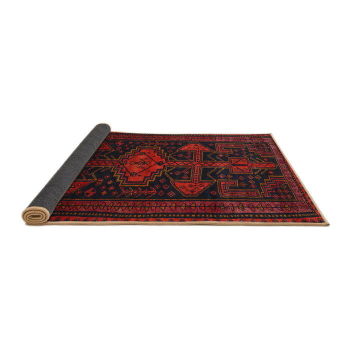 Sideview of Traditional Bakers Brown Persian Rug, tr1129