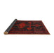 Sideview of Traditional Bakers Brown Persian Rug, tr1129