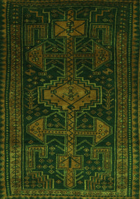 Persian Green Traditional Rug, tr1129grn