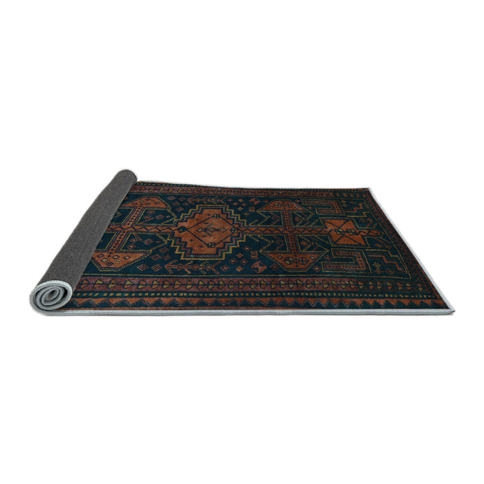 Sideview of Persian Light Blue Traditional Rug, tr1129lblu