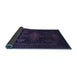 Sideview of Persian Blue Traditional Rug, tr1129blu