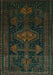 Persian Turquoise Traditional Rug, tr1129turq