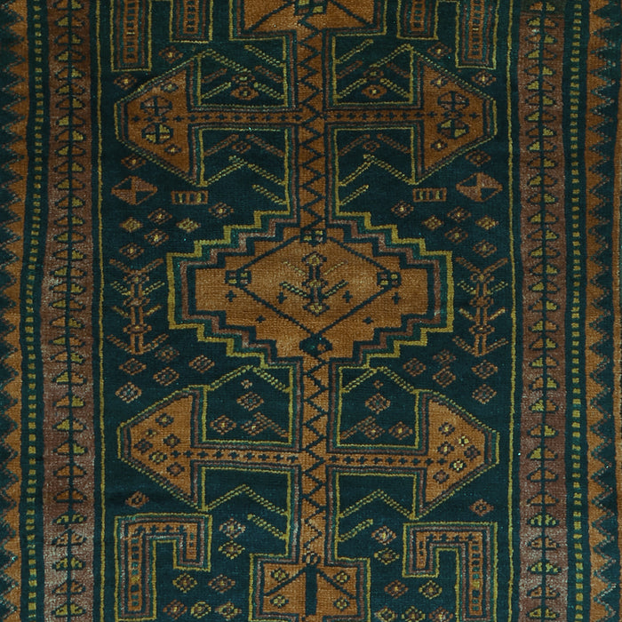 Persian Turquoise Traditional Rug, tr1129turq