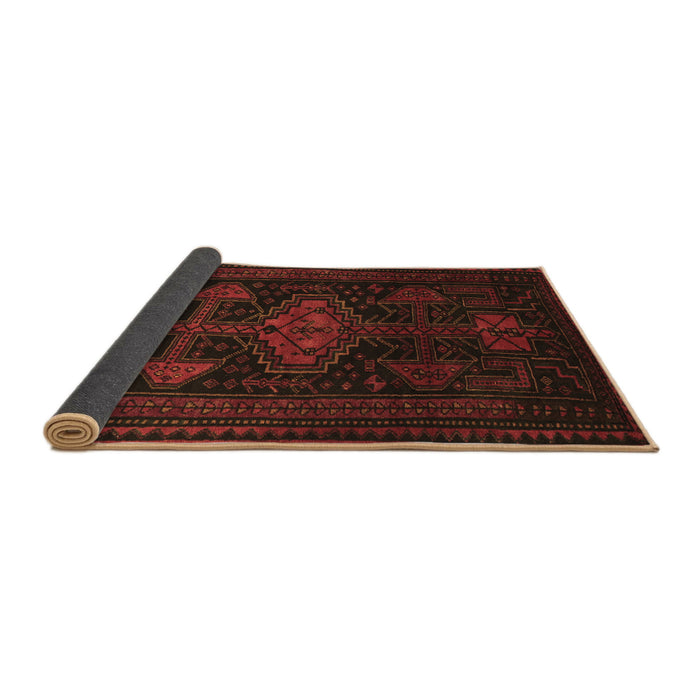 Sideview of Persian Brown Traditional Rug, tr1129brn
