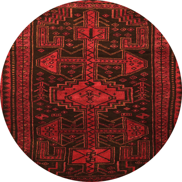 Square Persian Orange Traditional Rug, tr1129org