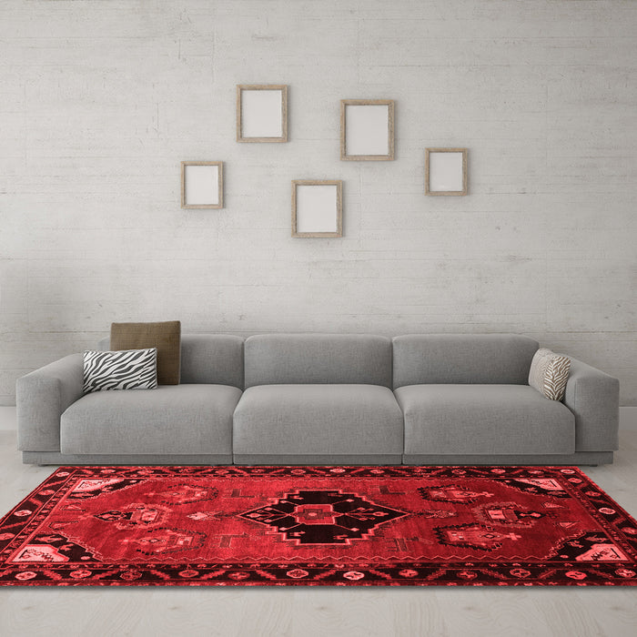 Traditional Red Washable Rugs