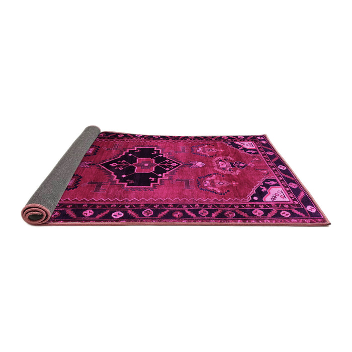 Sideview of Persian Pink Traditional Rug, tr112pnk