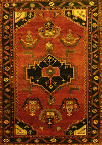 Persian Yellow Traditional Rug, tr112yw