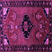 Square Persian Purple Traditional Rug, tr112pur