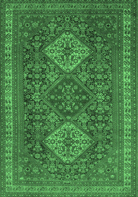 Persian Emerald Green Traditional Rug, tr1130emgrn