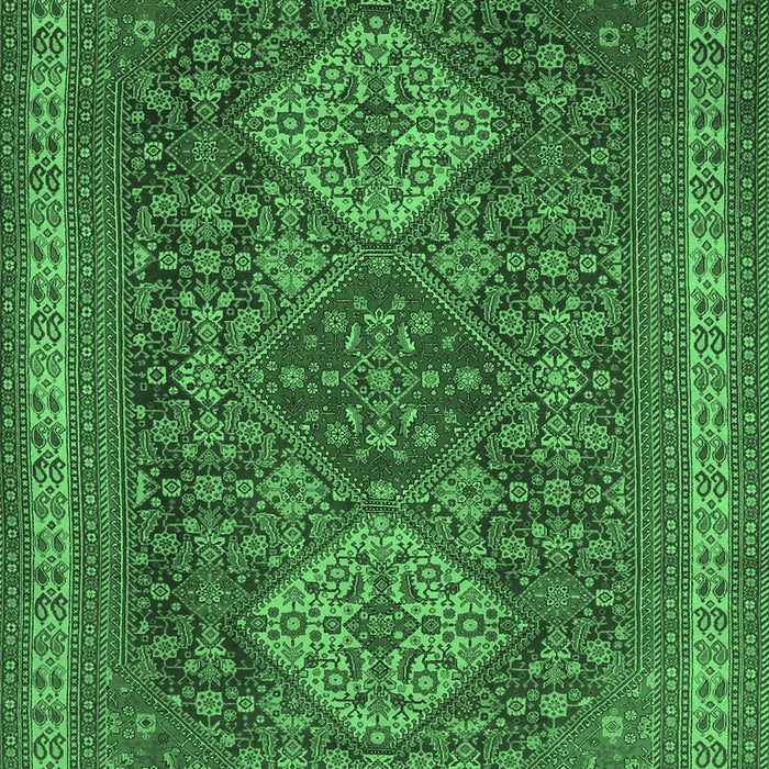 Persian Emerald Green Traditional Rug, tr1130emgrn