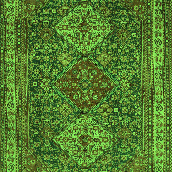 Persian Green Traditional Rug, tr1130grn