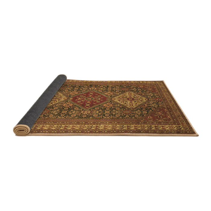 Sideview of Persian Brown Traditional Rug, tr1130brn