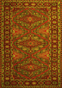 Persian Yellow Traditional Rug, tr1131yw