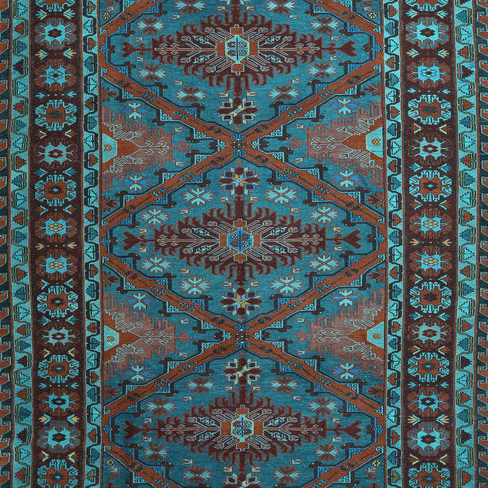 Machine Washable Persian Light Blue Traditional Rug, wshtr1131lblu