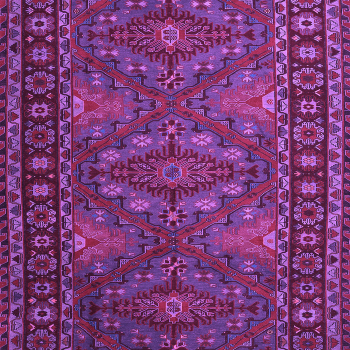 Machine Washable Persian Purple Traditional Area Rugs, wshtr1131pur