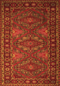 Persian Orange Traditional Rug, tr1131org