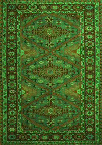 Persian Green Traditional Rug, tr1131grn