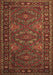 Machine Washable Persian Brown Traditional Rug, wshtr1131brn