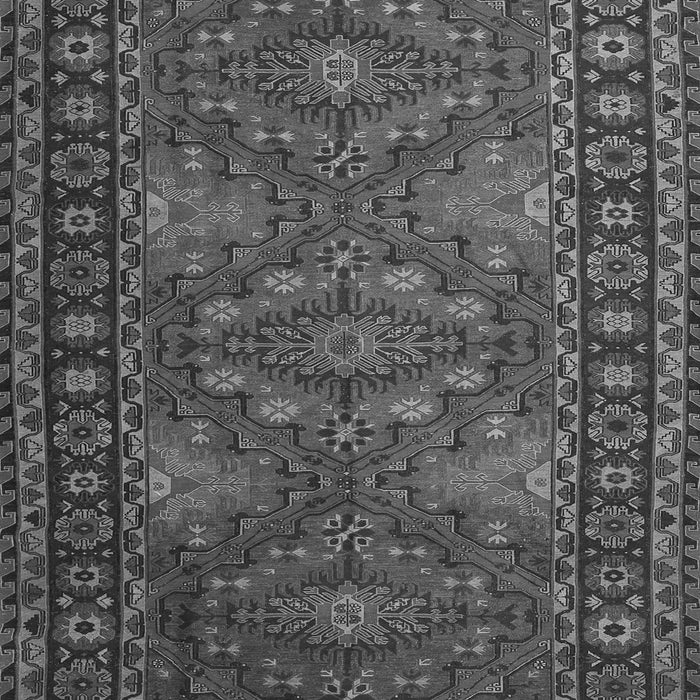 Serging Thickness of Machine Washable Persian Gray Traditional Rug, wshtr1131gry