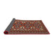 Sideview of Traditional Dark Almond Brown Persian Rug, tr1132