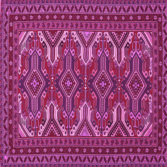 Square Persian Pink Traditional Rug, tr1132pnk
