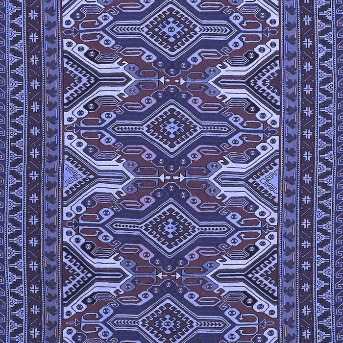 Machine Washable Persian Blue Traditional Rug, wshtr1132blu