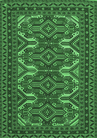 Persian Emerald Green Traditional Rug, tr1132emgrn