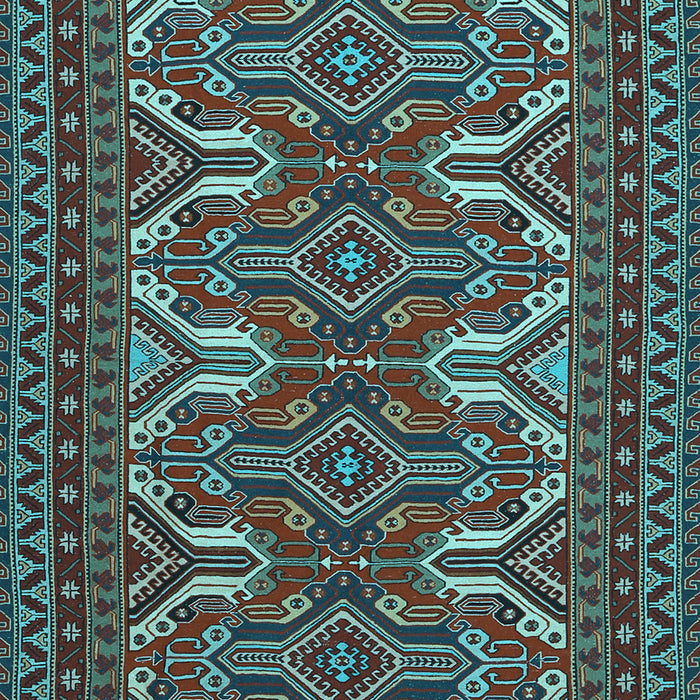 Machine Washable Persian Light Blue Traditional Rug, wshtr1132lblu