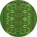 Machine Washable Persian Green Traditional Area Rugs, wshtr1132grn