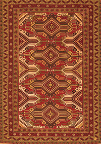 Persian Orange Traditional Rug, tr1132org