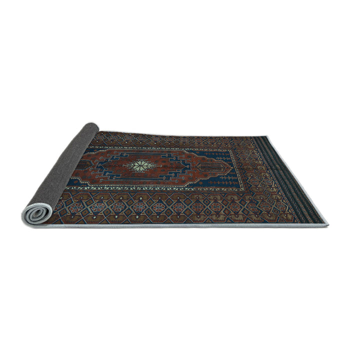 Sideview of Persian Light Blue Traditional Rug, tr1133lblu